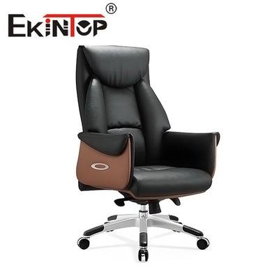 Ekintop অফিস লেদার চেয়ার সামঞ্জস্যযোগ্য সুইভেল আধুনিক শৈলী OEM ODM