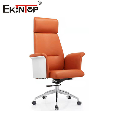 শব্দ শোষণকারী রাইডার সহ Ergonomic চামড়া অফিস চেয়ার