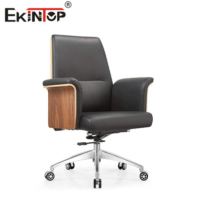 শব্দ শোষণকারী রাইডার সহ Ergonomic চামড়া অফিস চেয়ার