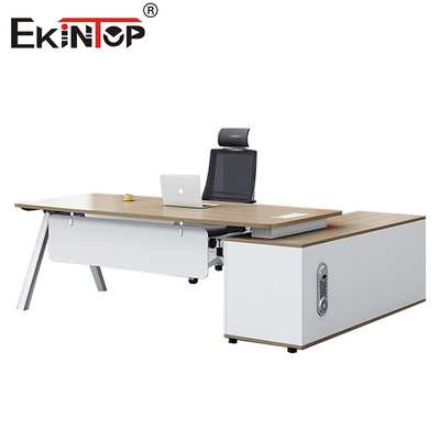 Ergonomic অফিস ডেস্ক এক্সিকিউটিভ টেবিল আধুনিক শৈলী কাস্টম তৈরি ডেস্ক