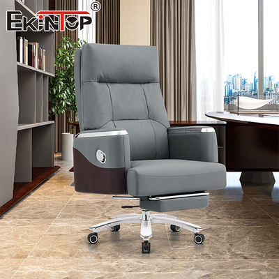 সুইভেল লেদার চেয়ার Ergonomic এক্সিকিউটিভ অফিস আসবাবপত্র বাণিজ্যিক অফিস চেয়ার