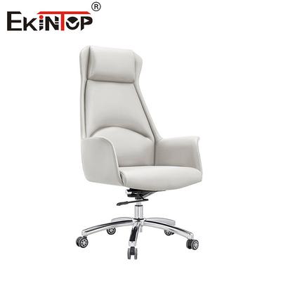 পিইউ চামড়া উচ্চ মানের অফিস চেয়ার Reclining Swivel Ergonomic Drafting চেয়ার