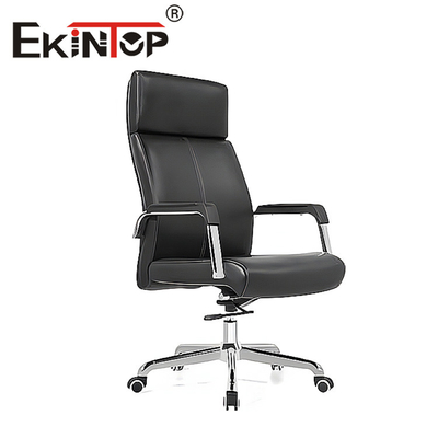 অফিস কাজের জন্য OEM কালো চামড়া চেয়ার বাণিজ্যিক আধুনিক শৈলী