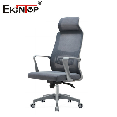 Ergonomic High-Back Chair নিয়মিত হেডরেস্ট এবং উচ্চতা-নিয়মিত চাকার