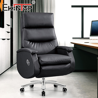সুইভেল লেদার চেয়ার Ergonomic এক্সিকিউটিভ অফিস আসবাবপত্র বাণিজ্যিক অফিস চেয়ার