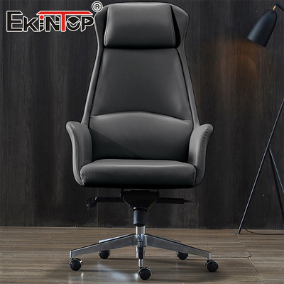 আধুনিক এক্সিকিউটিভ অফিস চামড়া চেয়ার Ergonomic বাণিজ্যিক অফিস চেয়ার