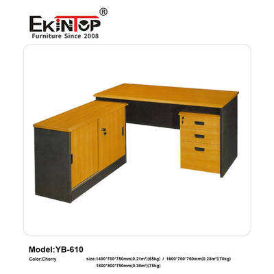 সাশ্রয়ী প্রশাসনিক নির্বাহী আসবাবপত্র মানের MDF সাশ্রয়ী অফিসের টেবিল