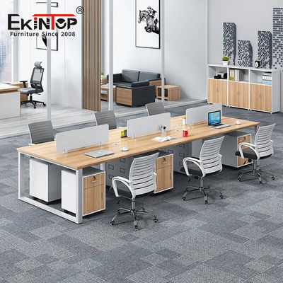 কাস্টমাইজড মেটাল অফিস ওয়ার্কস্টেশন 6 সিটার অফিস কিউবিকেল ওয়ার্কস্টেশন অফিসের জন্য